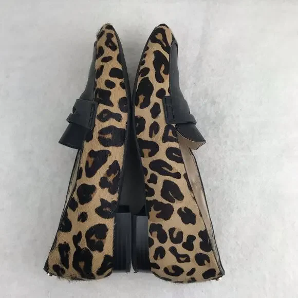 COLE HAAN Go To Grand 360 Women's Leopard Print Leather Slip-On Loafers Size 8B - Picture 6 of 13